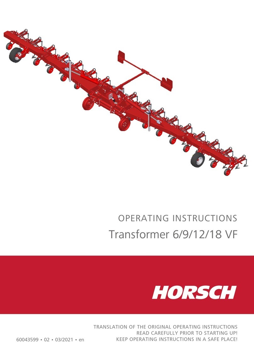 horsch Transformer 6 VF operating instructions