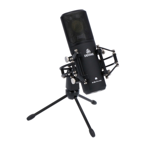 Devine M-Mic PRO USB W User manual