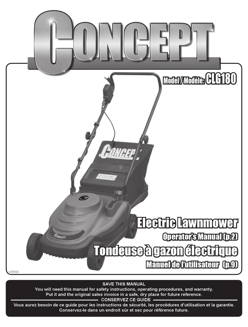 Concept2 CLG180 Operator's manual
