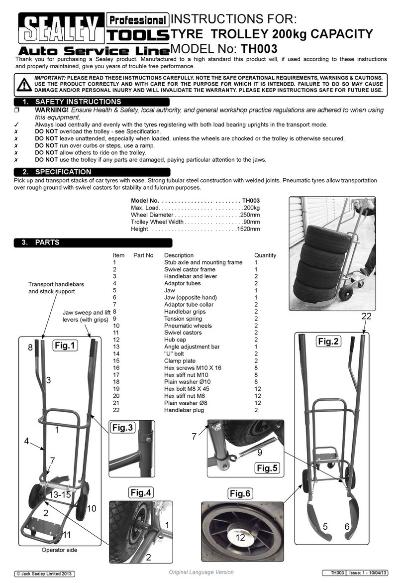Sealey Auto Service Line TH003 User manual