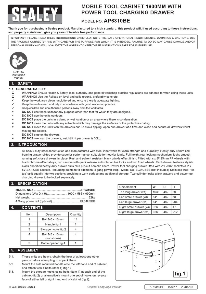 Sealey AP6310BE User manual