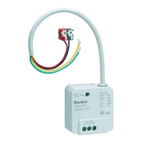 Berker 7534 10 12 User manual