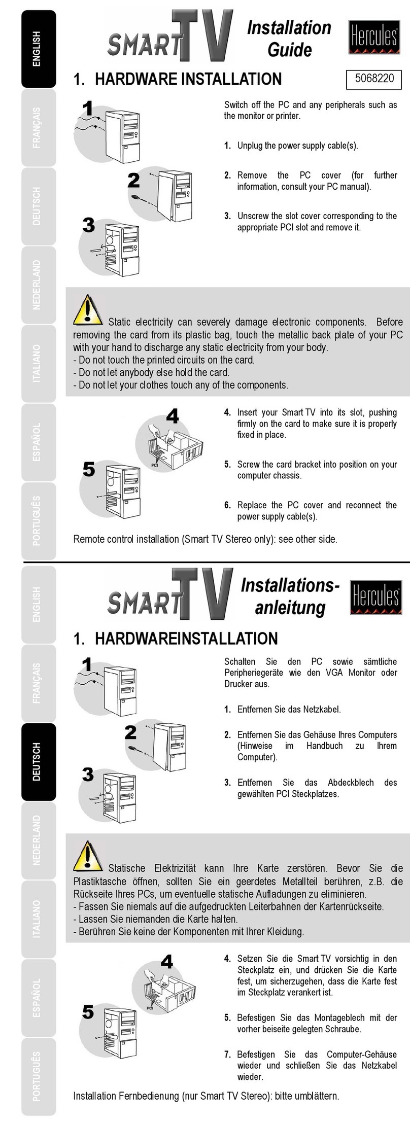 Hercules Smart TV installation guide