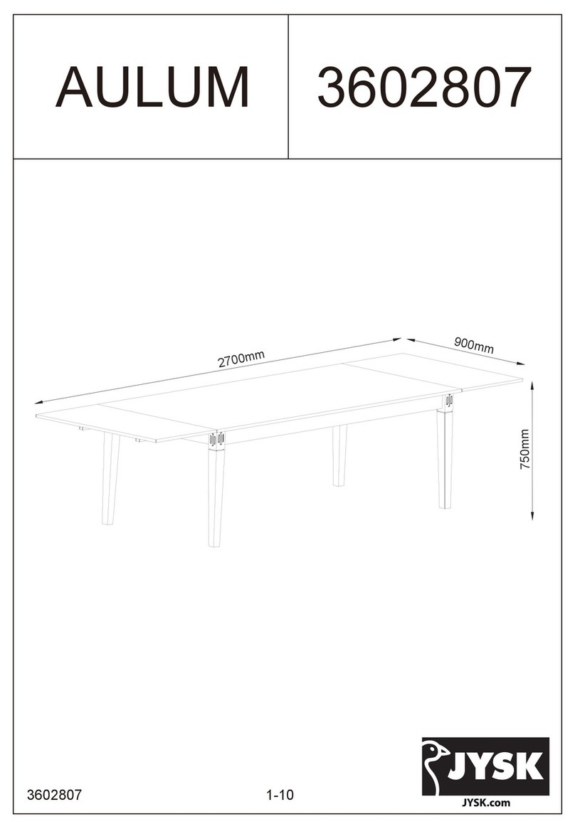 Jysk AULUM 3602807 User manual