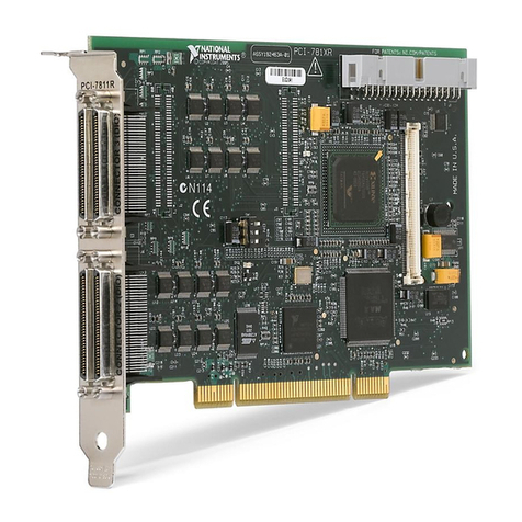 National Instruments 78 R Series Note to Users