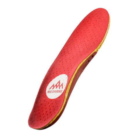 Heat Experience HEATED INSOLES user manual Heat Experience HEATED INSOLES user manual