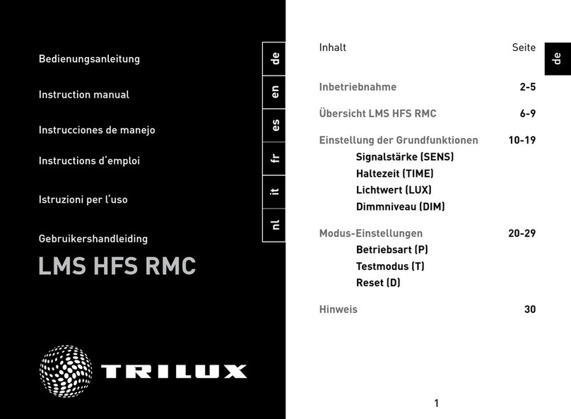 Trilux LMS HFS RMC User manual