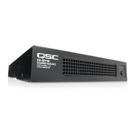 QSC Q-SYS CORE NANO Hardware user manual