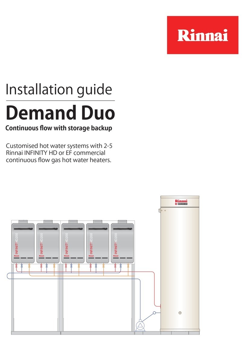 Rinnai Demand Duo User manual Rinnai Demand Duo User manual