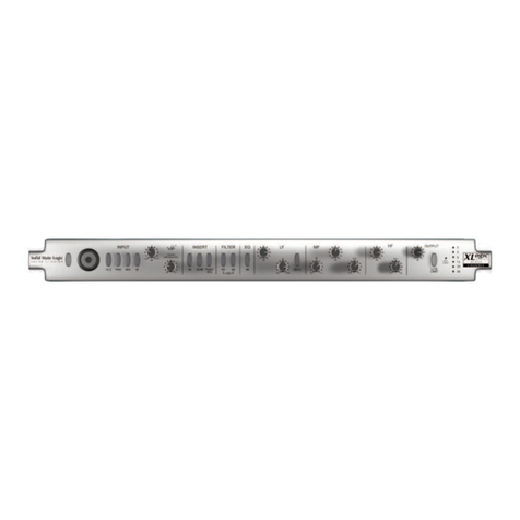 Solid State Logic XLogic Alpha Channel User manual