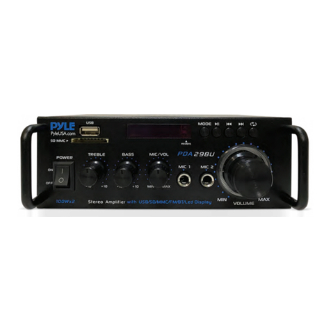 Pyle Blue Series User manual