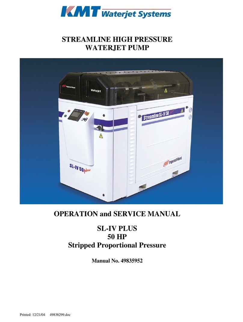 KMT STREAMLINE SL-IV PLUS Operation manual