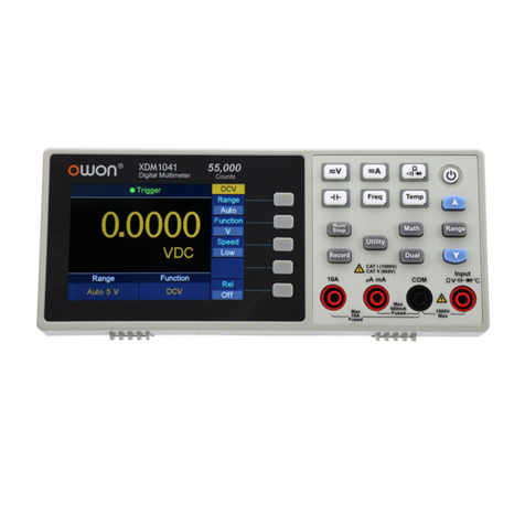 Owon XDM1041 quick guide