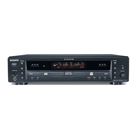 Sony RCD-W1 Operating Instructions  (primary... Service manual
