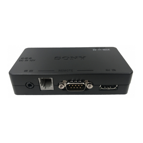 Sony CBX-H11 manual