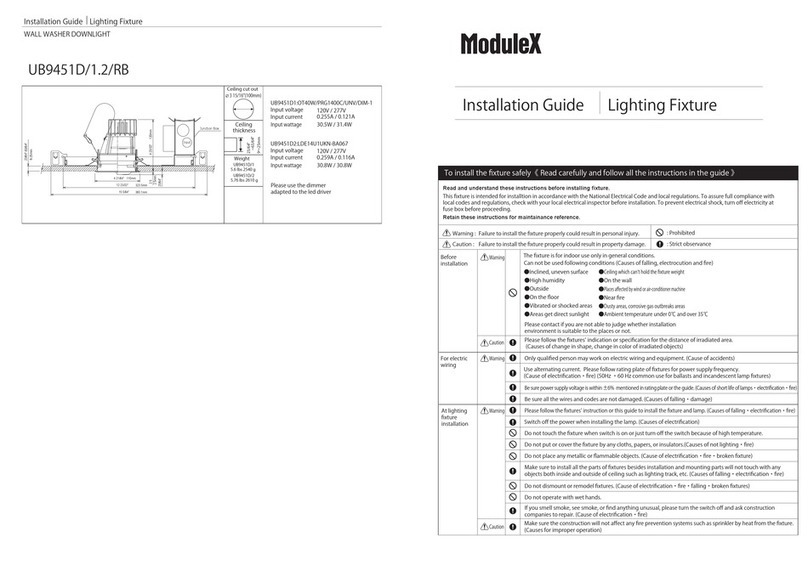 Modulex UB9451D/1.2/RB User manual