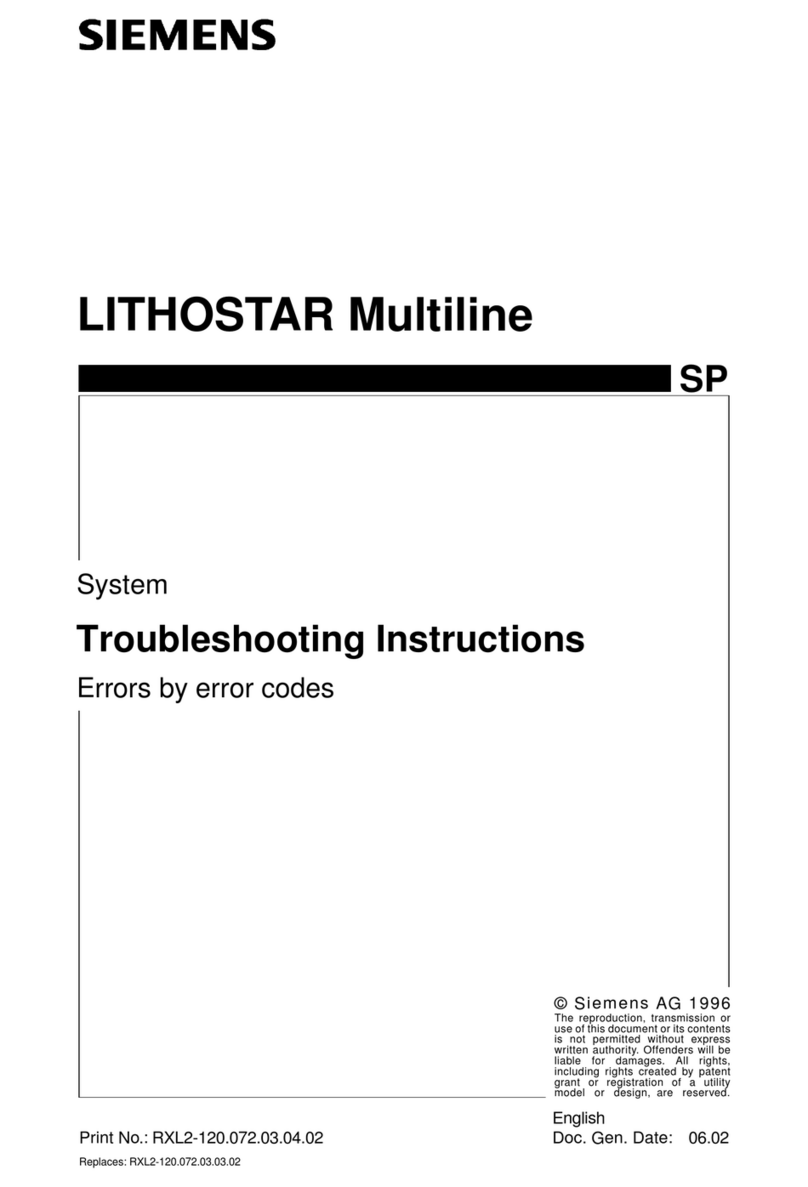 Siemens LITHOSTAR Multiline Guide