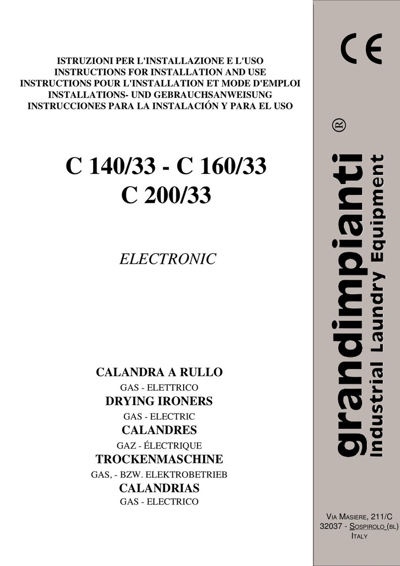 grandimpianti C 140/33 Instructions for installation and use