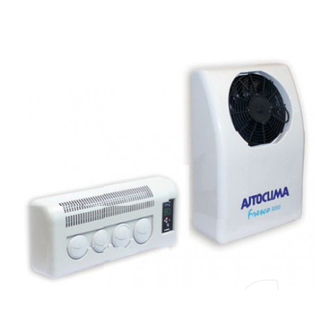 Autoclima FRESCO 5000 BACK Instructions for use
