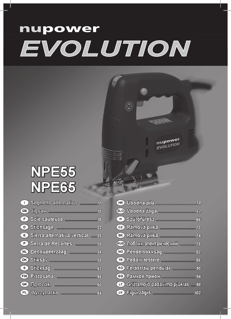 Nupower EVOLUTION NPE55 manual Nupower EVOLUTION NPE55 manual