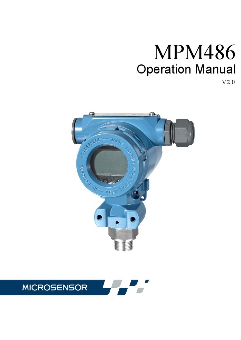 Microsensor MPM486 User manual