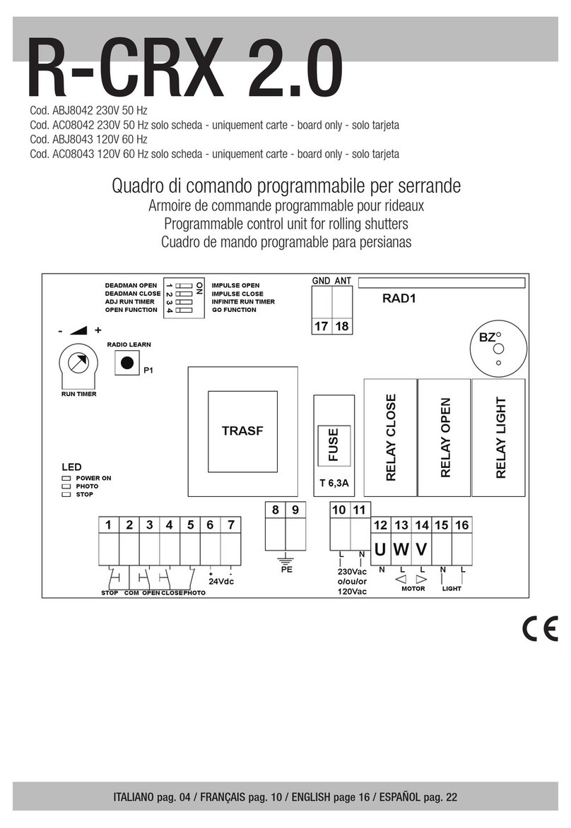RIB R-CRX User manual