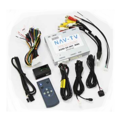 Nav TV AUDI-09 INT MMi User manual