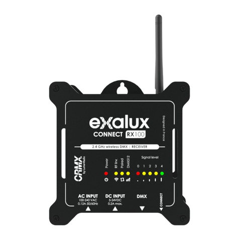 LumenRadio Exalux CONNECT RX100 instruction manual
