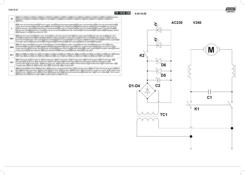 Femi TR 1030 DB quick start guide