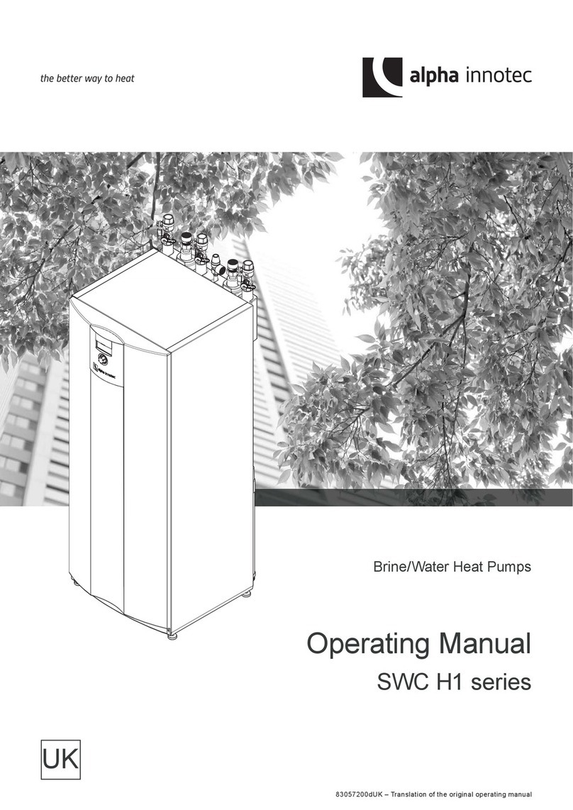 alphainnoTec SWC H1 Series User manual