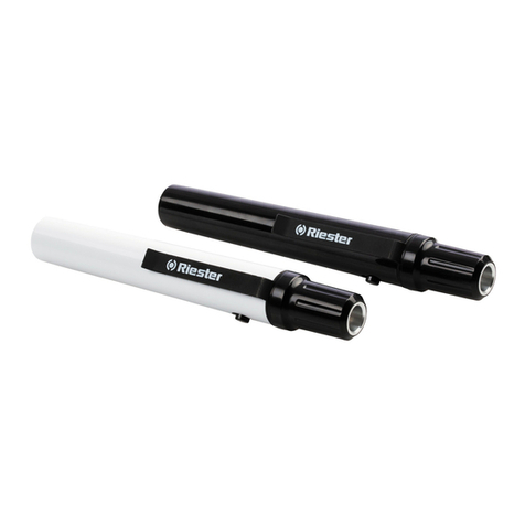Riester e-scope e-xam instructions