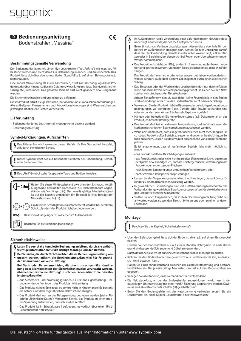 Sygonix Messina operating instructions