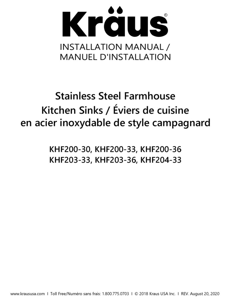 Kraus KHF200-30 installation manual