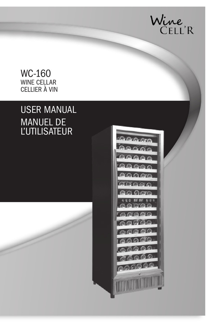 Wine cellr WC-160 User manual