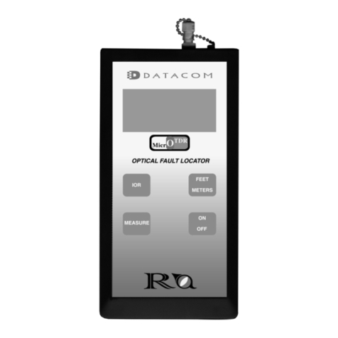 DATACOM TEXTRON MicrOTDR user manual