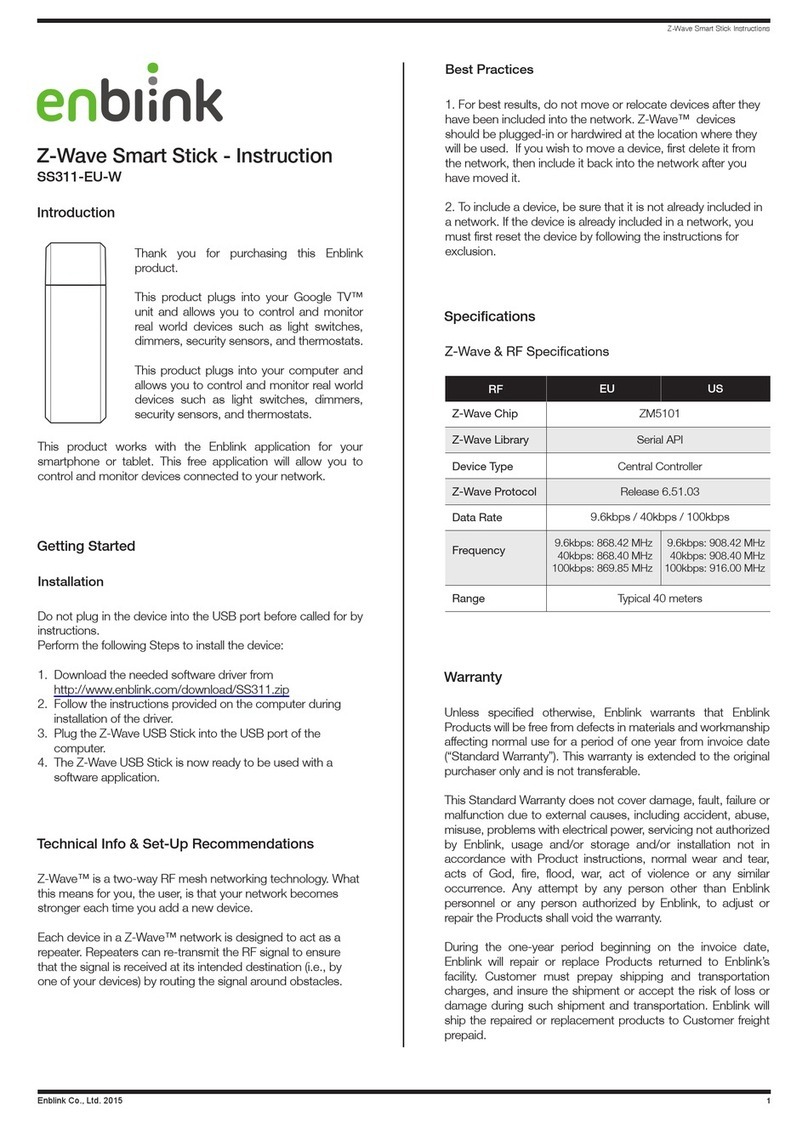 Enblink SS311-EU-W instructions