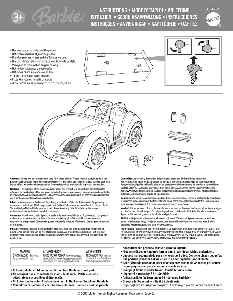 Mattel Barbie L9550-0520 instructions
