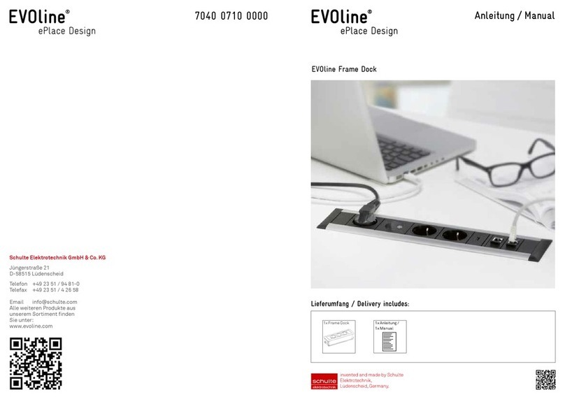 Schulte evoline 7040 0710 0000 manual