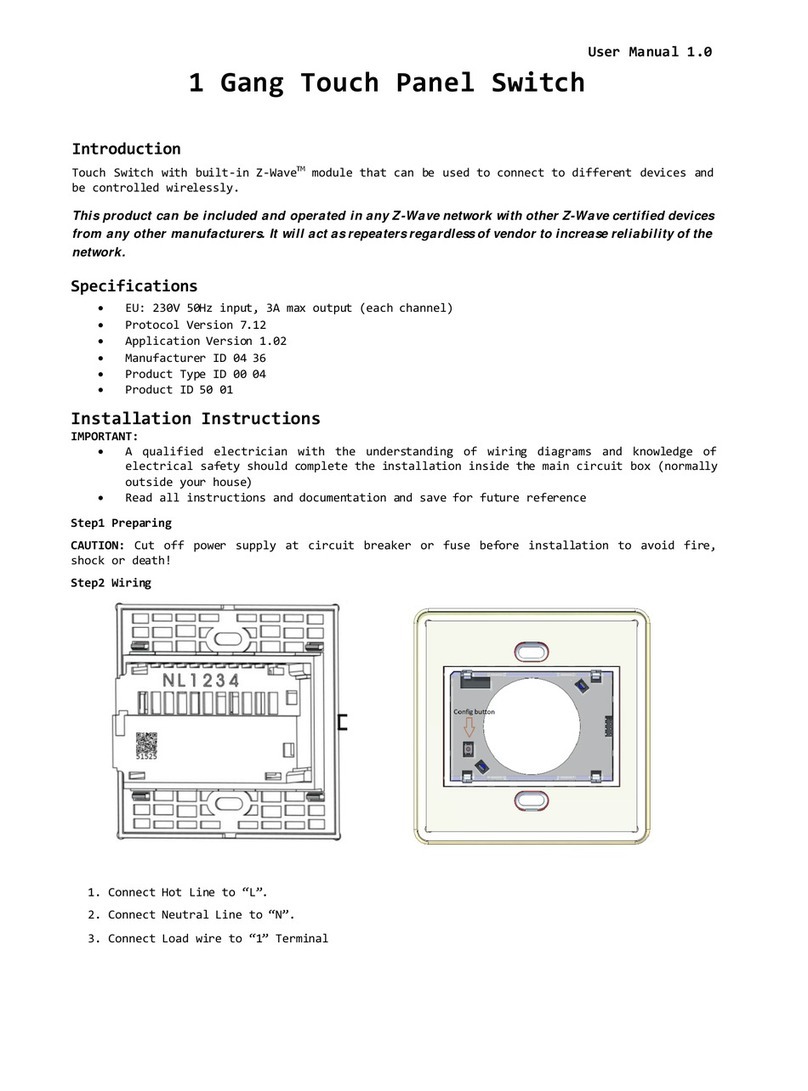 Lumi LM-S1ZW User manual