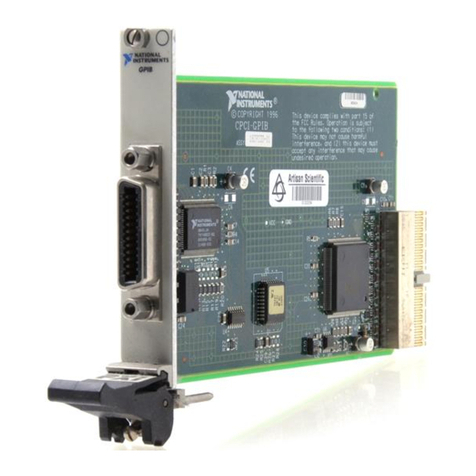 National Instruments CPCI-GPIB User manual National Instruments CPCI-GPIB User manual
