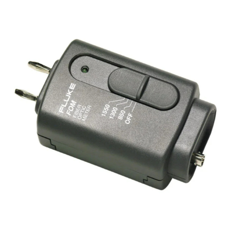 Fluke DSP-FOM Operating and installation instructions