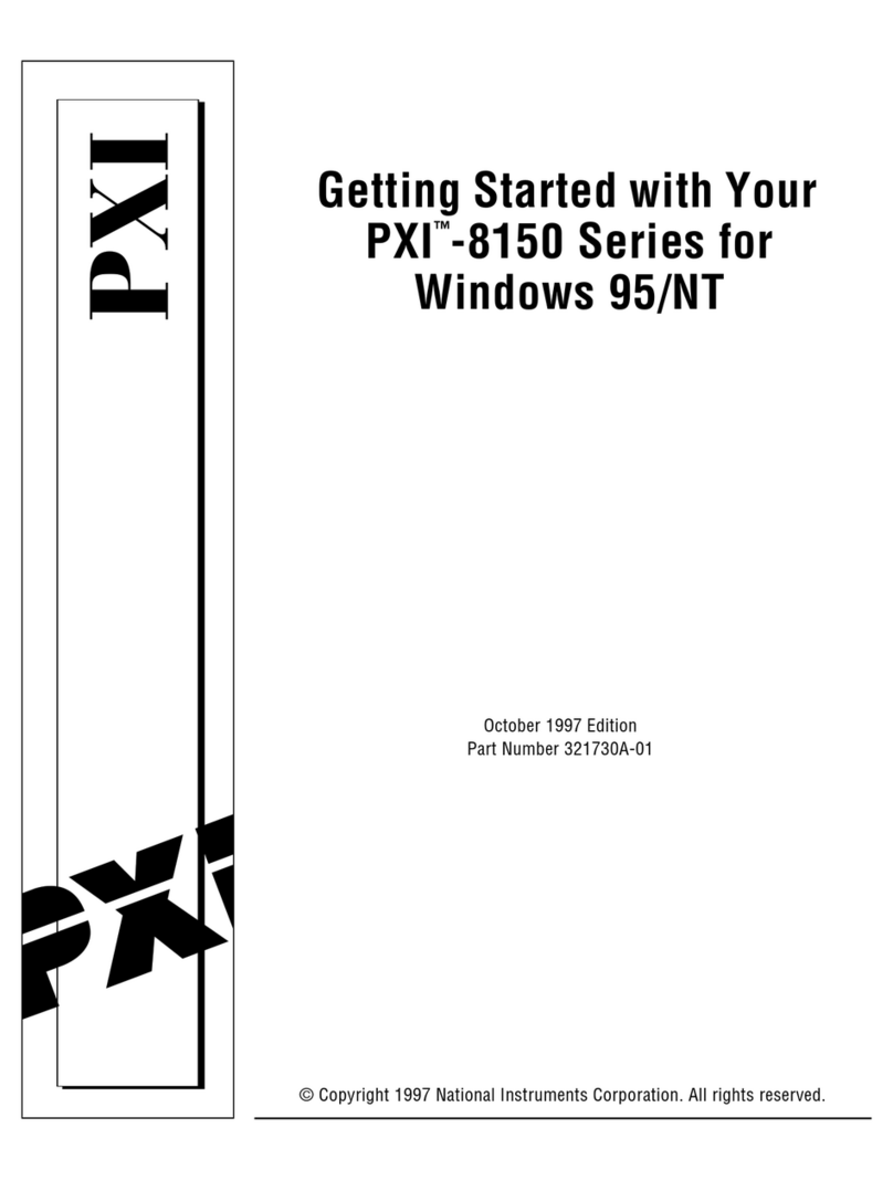 National Instruments PXI-8150 Series User manual