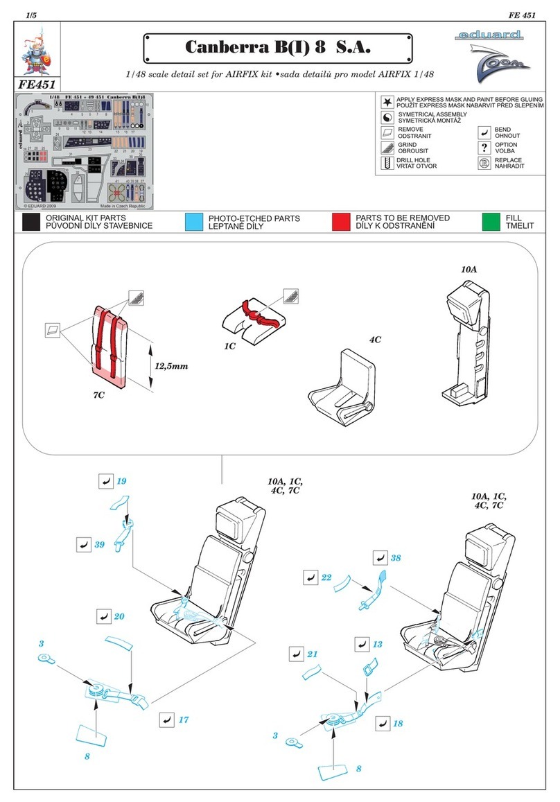 Eduard Zoom Canberra B(I) 8 S.A. User manual Eduard Zoom Canberra B(I) 8 S.A. User manual