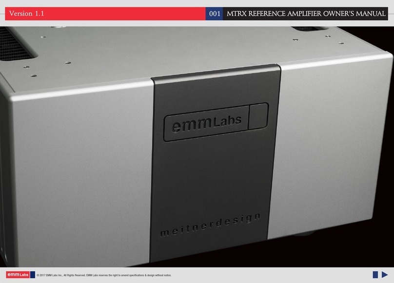 EMM Labs meitnerdesign MTRX User manual