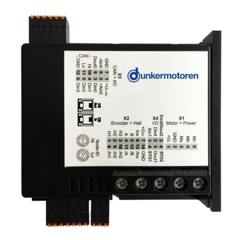 Ametek Dunkermotoren BGE 6060 A EC Operation manual
