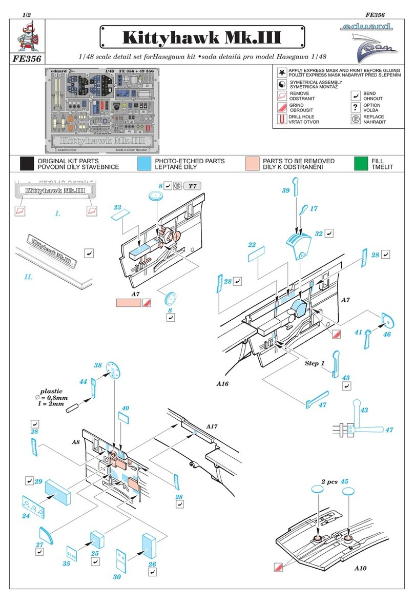 Eduard Zoom Kittyhawk Mk.III User manual