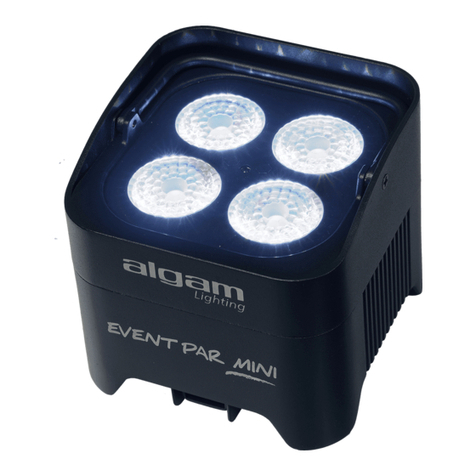 Algam Lighting EVENPAR MINI Installation and operation manual