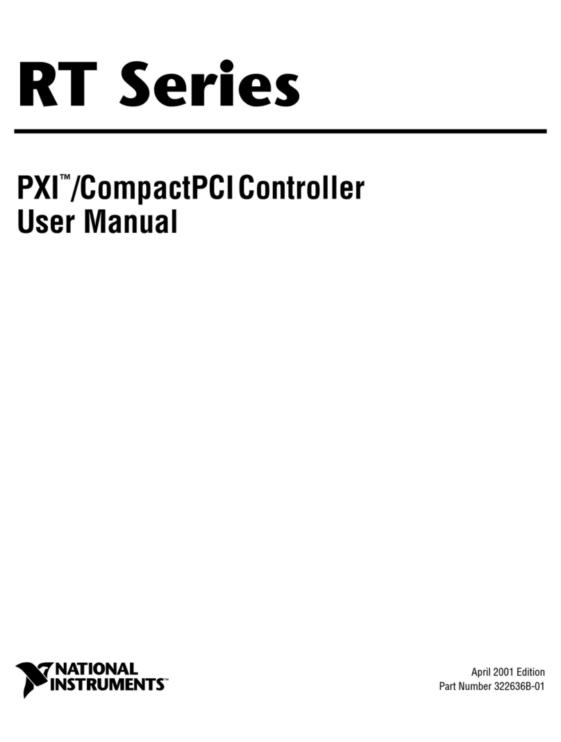 National Instruments RT Series User manual National Instruments RT Series User manual