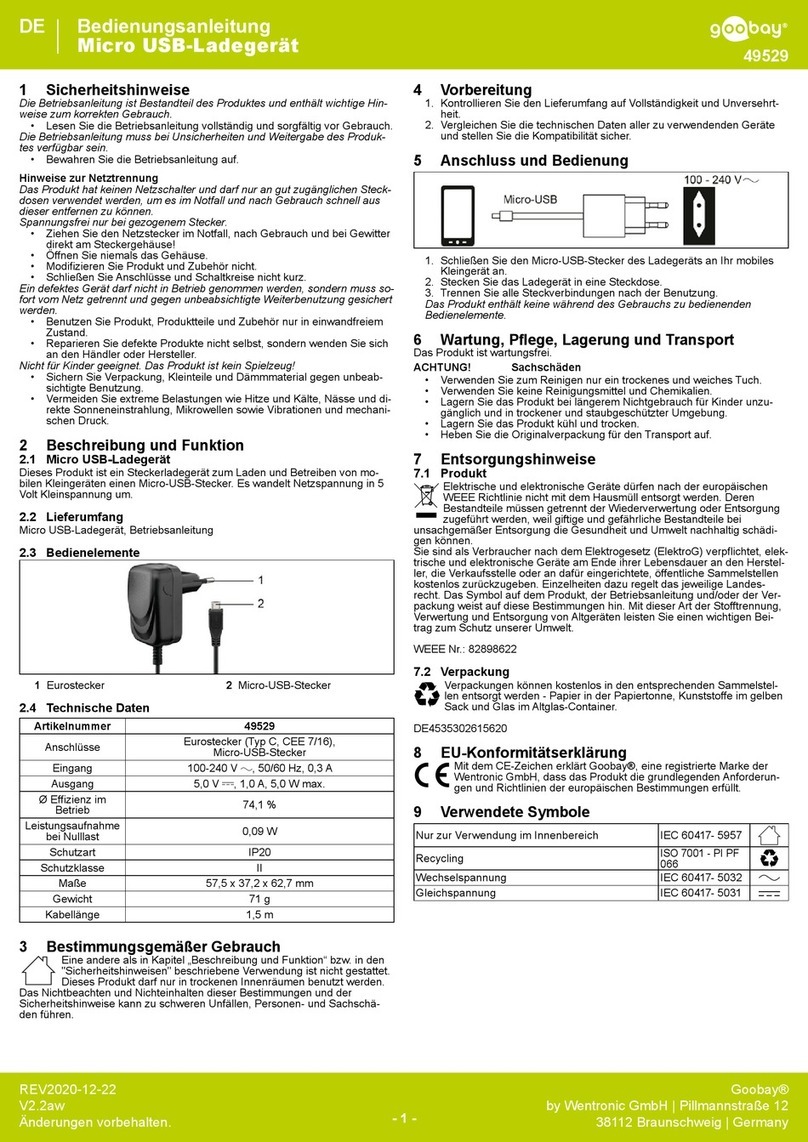 Goobay 49529 User manual