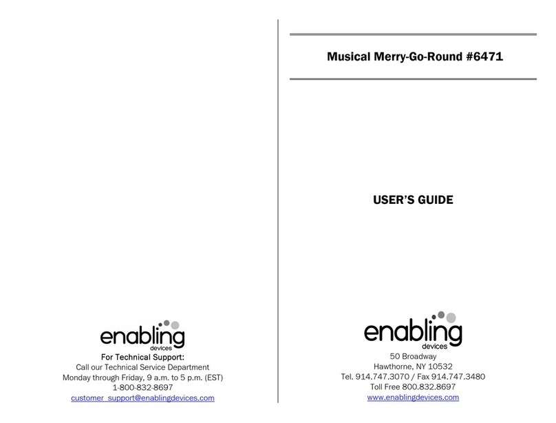 Enabling Devices Musical Merry-Go-Round User manual Enabling Devices Musical Merry-Go-Round User manual